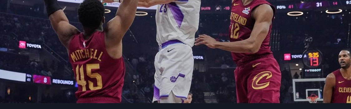 爵士123-112骑士，基扬特-乔治32+5+9，马尔卡宁28+12