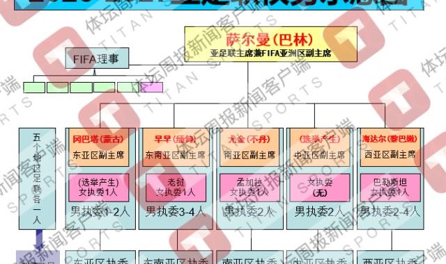 亚足联代表大会换届竞选大势：31人角逐25席